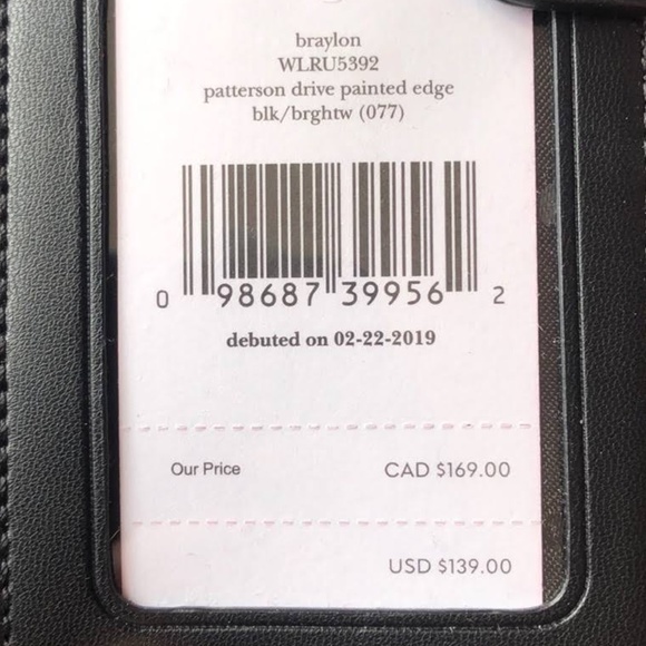 Kate Spade Patterson Drive Painted Edge Wallet - Picture 4 of 6